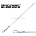 Kabob Skewers 17&quot; Stainless Steel Barbecue Skewers